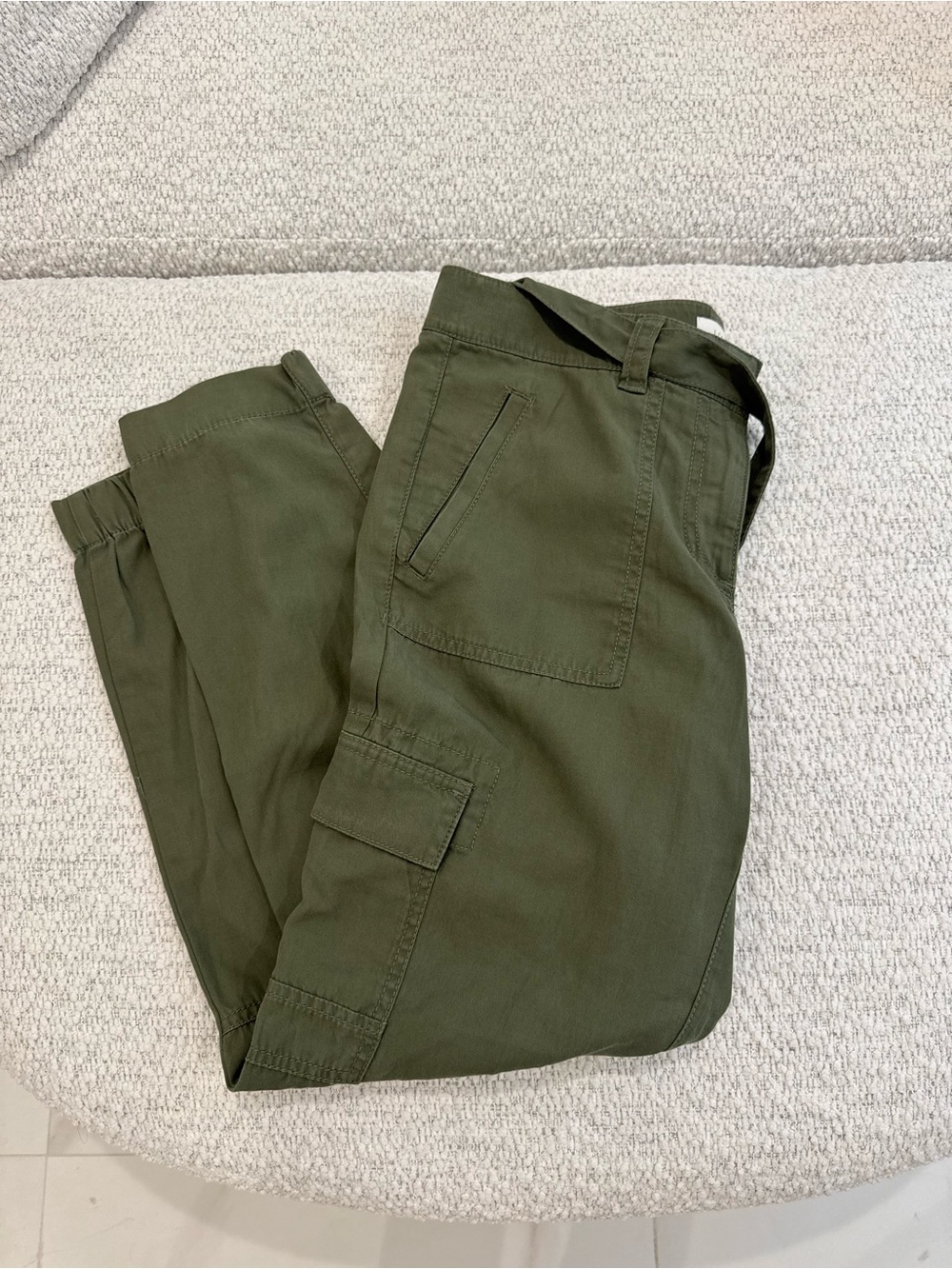 LOFT Cargo Jogger Olive Green Cargo Pants